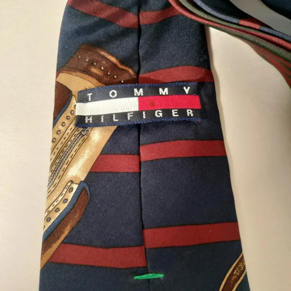 Tommy Hilfiger Men's Blue Golf‎ Classic Silk Tie - 4